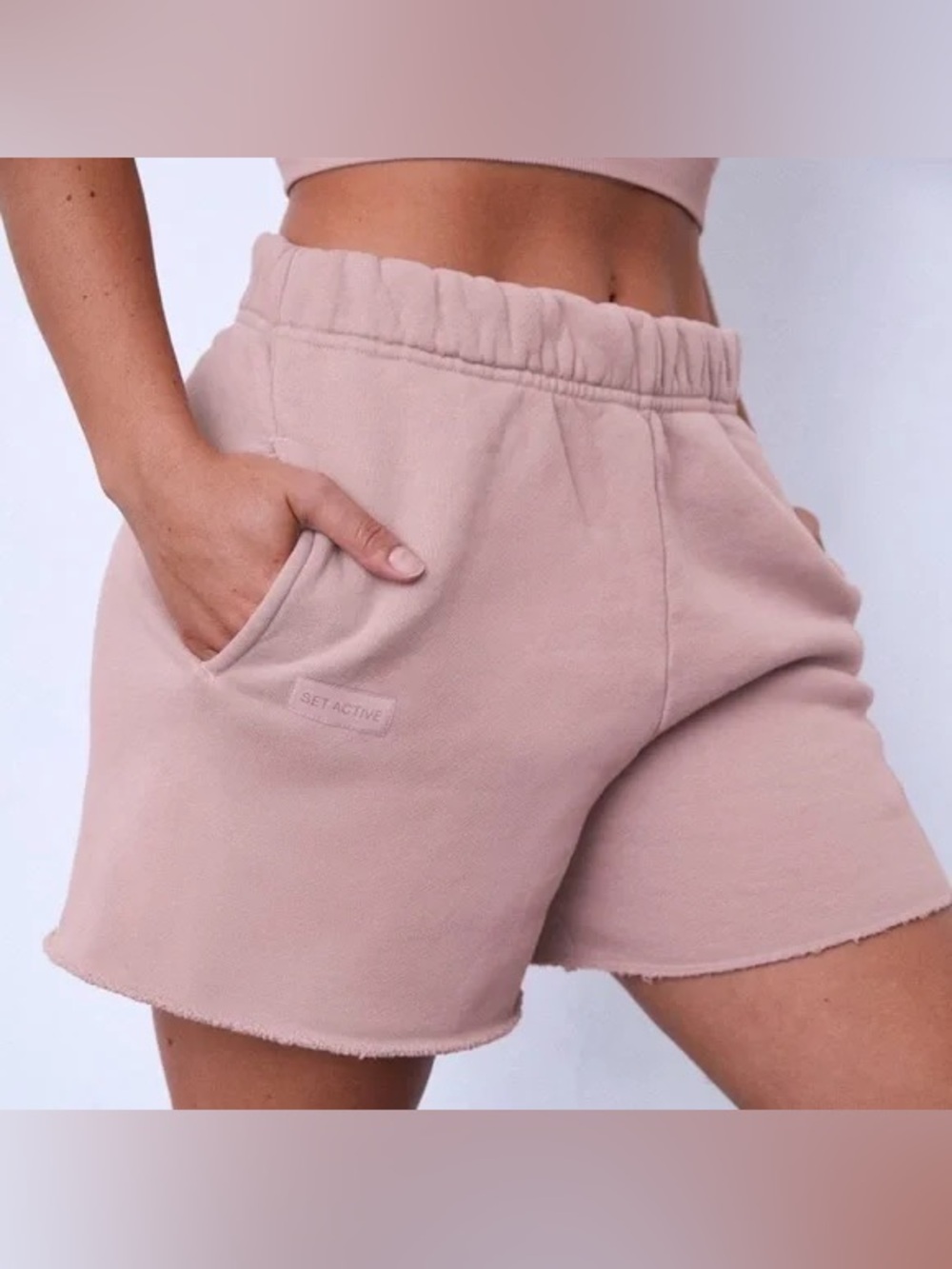 SET Active Brown Sweatshorts